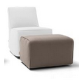 Rocker Chair Ottoman Elizabeth (Otter)